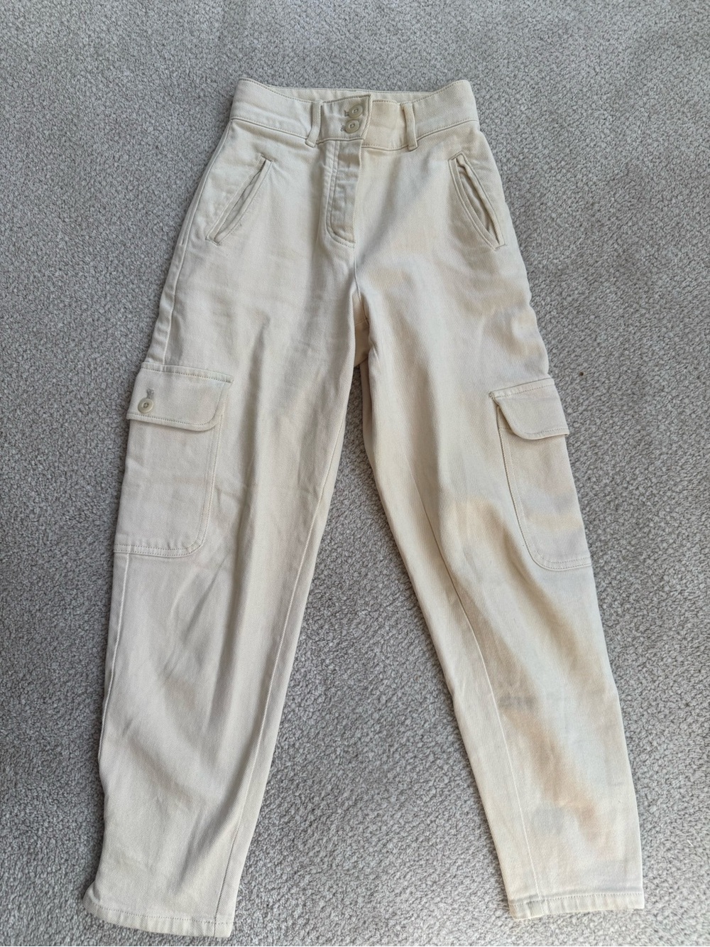 Wilfred Free Soft Cream High-Rise Pants
